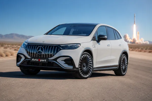 Mercedes-Benz EQE SUV 2026: живой обзор, сравнение с BMW iX и Audi Q8 e-tron